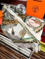 Hermès high-quality cashmere scarf, SIZE: 100 × 200 cm - Image 6