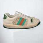 Gucci high version Screener GG enamel buckle wipe dirty do old small dirty shoes - Image 2