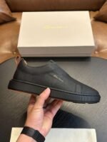 santoni leather men’s shoes, 1:1 version - Image 2