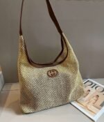 Gucci straw bag