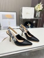 Dior high quality embroidered heels