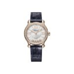 Chopard Happy Diamond High quality 5 diamond watch with dark blue strap