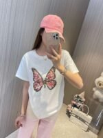 Dior butterfly short sleeve - Image 4