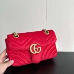 Red velvet gucci bag - Image 6