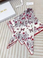 Dior high-quality silk handkerchief - Image 9