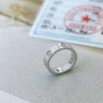 Cartier high-quality three-carat ring, made of pure silver - Image 4