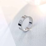 Cartier high-quality three-carat ring, made of pure silver - Image 2