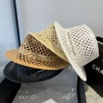 Miumiu straw hat with hollow design - Image 2