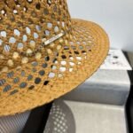 Miumiu straw hat with hollow design - Image 11