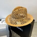 Miumiu straw hat with hollow design - Image 12
