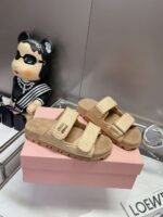 Miumiu high-end slippers