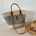 Saint Laurent woven bag, size 47*27*14 - Image 3