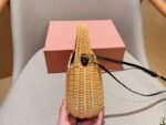 Miumiu straw bag, size: 20*15*7 - Image 11