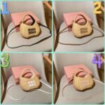 Miumiu straw bag, size: 20*15*7