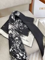 Dior high-quality silk scarf - Image 8