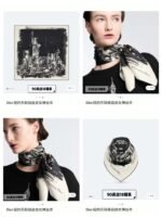 Dior high-quality silk scarf - Image 2
