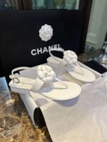 Chanel’s most luxurious version, camellia flower sandals