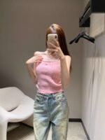 Chanel high-end knitted bandeau top - Image 4