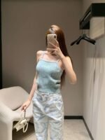 Chanel high-end knitted bandeau top - Image 3