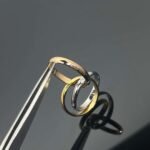 Cartier high-quality V gold three-color ring - Image 2