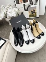 Chanel high-quality boots，4 centimeters tall, cylinder height 6 centimeters - Image 3
