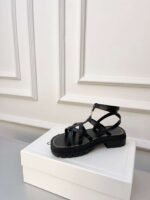 CELINE High-Quality Leather Sandals - Image 7