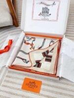 Hermès high-quality square towel, size 65*65 - Image 2