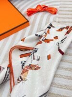 Hermès high-quality square towel, size 65*65 - Image 8