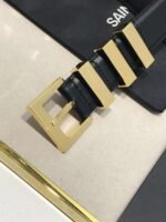 Saint Laurent high-quality 1:1 version belt, width 3 cm - Image 13