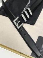 Saint Laurent high-quality 1:1 version belt, width 3 cm - Image 14