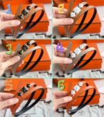 Hermès high-quality belt with a width of 13mm