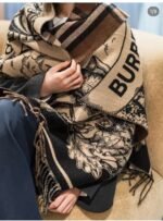 Burberry scarf, 450 grams of goat hair, size：50*210cm - Image 13