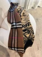 Burberry scarf, 450 grams of goat hair, size：50*210cm - Image 14
