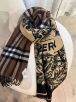 Burberry scarf, 450 grams of goat hair, size：50*210cm - Image 5