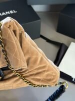 Chanel suede material bag - Image 11