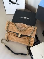 Chanel suede material bag - Image 13