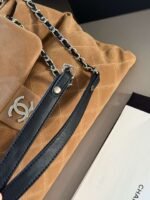 Chanel suede material bag - Image 12