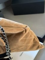 Chanel suede material bag - Image 9