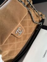 Chanel suede material bag - Image 14