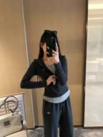 Alo double-layered hooded jacket set - Image 10