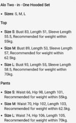 Alo double-layered hooded jacket set - Image 4