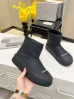balenciaga sheepskin all-in-one snow boots - Image 4