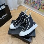 Chanel original new canvas boots - Image 12
