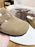 birkenstock original wool slippers imported mercerized cowhide suede upper - Image 11