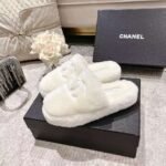 Chane Wool slippers pure fur all lamb wool - Image 5