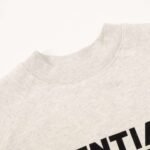 fear of god fog inverted letters round neck sweater plus velvet 380g - Image 12