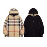 Burberry classic large plaid double-sided hooded jacket - Image 3