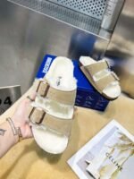 birkenstock original wool slippers imported mercerized cowhide suede upper - Image 23