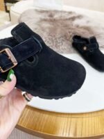 birkenstock original wool slippers imported mercerized cowhide suede upper - Image 20