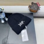 Dior embroidered wool knitted hat - Image 11